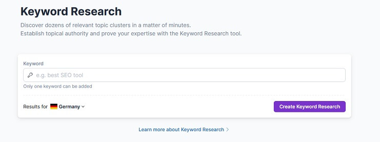 surfer-seo-keyword-recherche-start